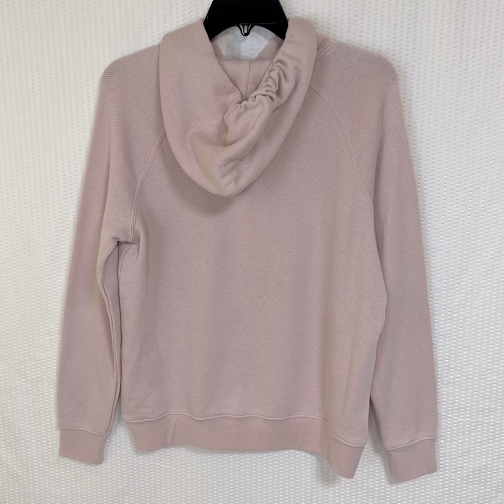 FOR THE REPUBLIC Light Blush Pink Pullover Hoodie Sweatshirt - Size XS, NWT - Picture 4 of 10